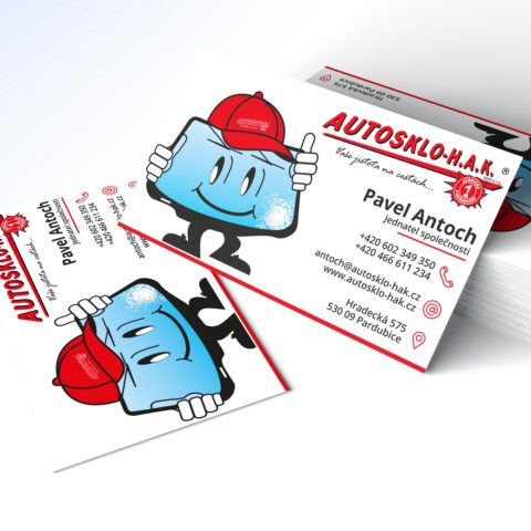 Vizitky Autosklo – H.A.K.
