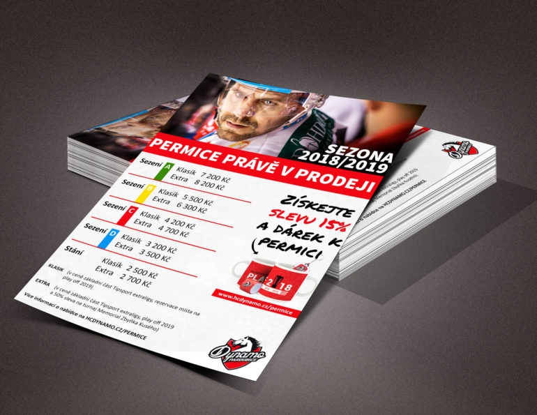 Nabídka permic pro HC Dynamo Pardubice
